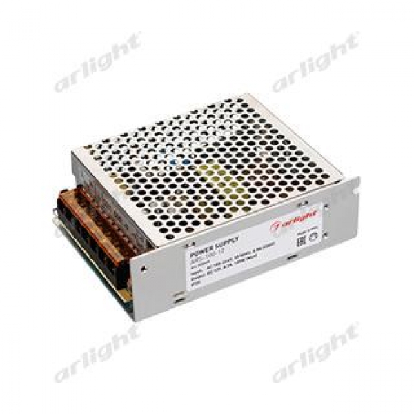 Блок питания ARS-100-12 (12V, 8.3A, 100W)