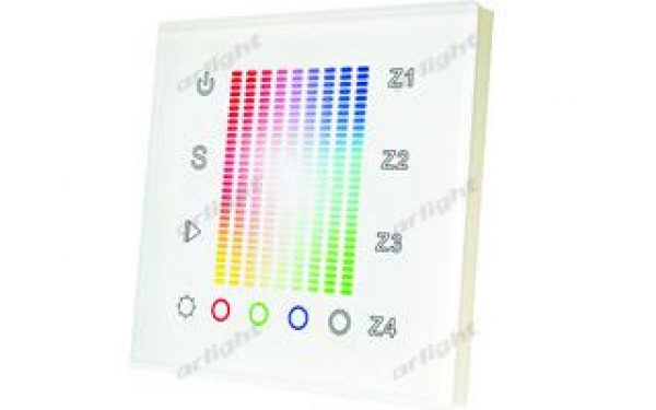 Панель Sens SR-2831AC-RF-IN White (220V,RGB,4зоны)
