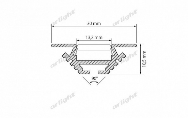 Профиль PHS-V-2000 ANOD