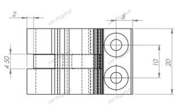 Настенный держатель Wall-arm для ALU-ROUND