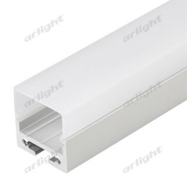 Профиль с экраном SL-LINE-2011M-2500 ANOD+OPAL SQUARE