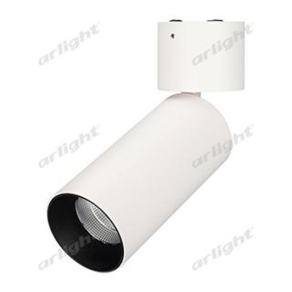 Светильник SP-POLO-SURFACE-FLAP-R65-8W White5000 (WH-BK, 40 deg)