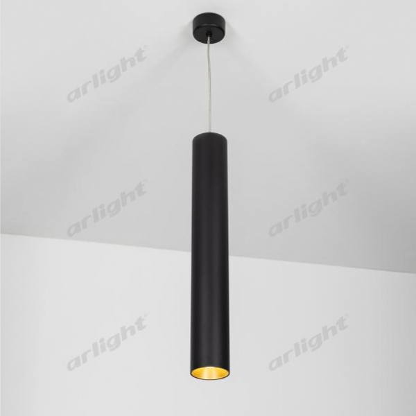 Светильник SP-POLO-HANG-LONG450-R65-8W White5000 (BK-GD, 40 deg)