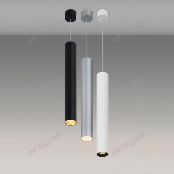 Светильник SP-POLO-HANG-LONG450-R65-8W White5000 (BK-GD, 40 deg)