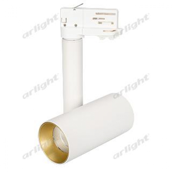 Светильник SP-POLO-TRACK-PIPE-R65-8W White5000 (WH-GD, 40 deg)