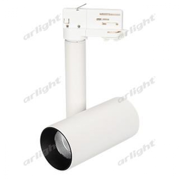 Светильник SP-POLO-TRACK-PIPE-R65-8W Day4000 (WH-BK, 40 deg)