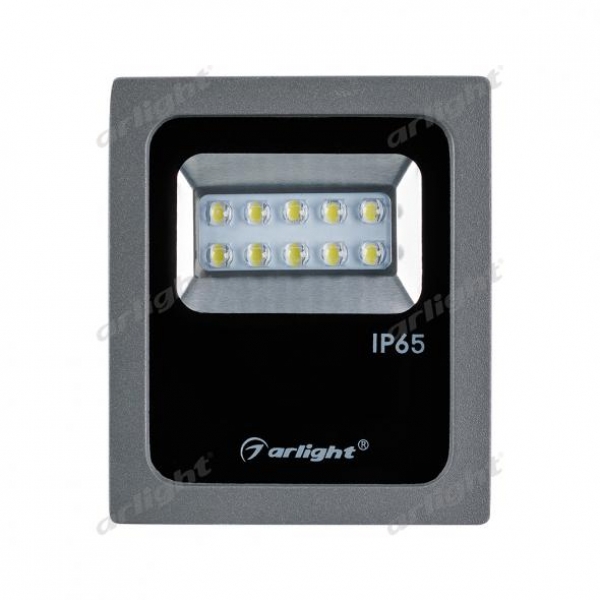 Светодиодный прожектор AR-FLAT-ARCHITECT-10W-220V Day (Grey, 50x70 deg)