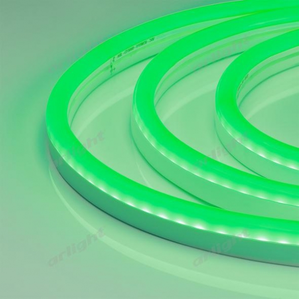 Гибкий неон ARL-CF2835-U15M20-24V Green (26x15mm)