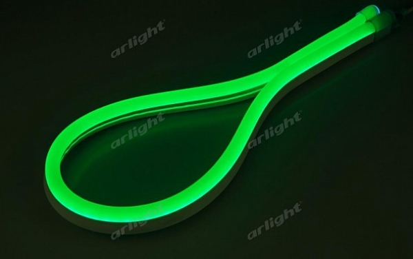 Гибкий неон ARL-CF2835-U15M20-24V Green (26x15mm)