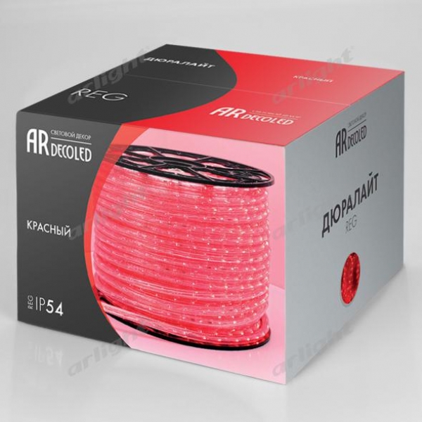 Дюралайт ARD-REG-FLASH Red (220V, 36 LED/m, 100m)