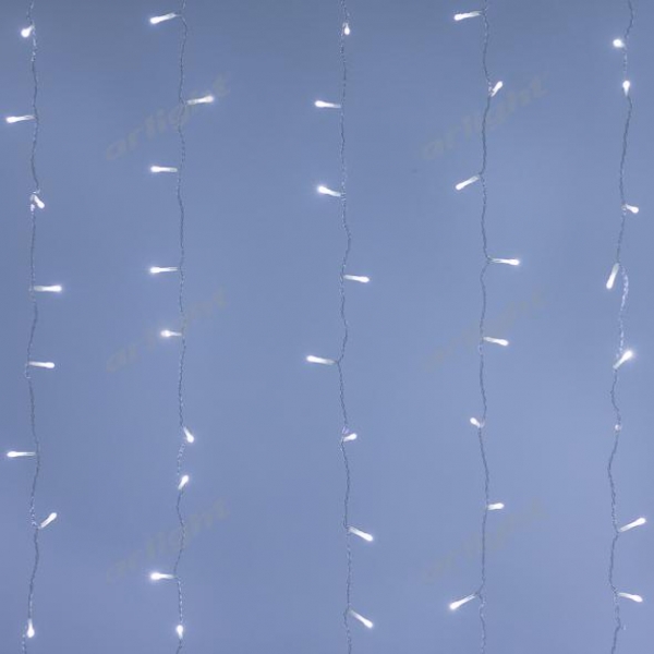 Светодиодная гирлянда ARD-CURTAIN-HOME-1000x1500-CLEAR-96LED White (230V, 6W)