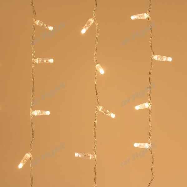 Светодиодная гирлянда ARD-CURTAIN-CLASSIC-2000x9000-CLEAR-2200LED Warm (230V, 120W)