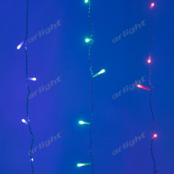 Светодиодная гирлянда ARD-CURTAIN-HOME-1000x1500-CLEAR-96LED RGB (230V, 9W)