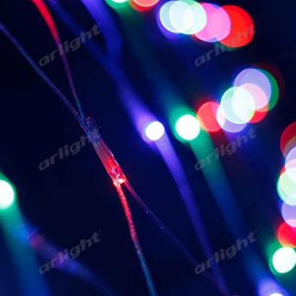 Светодиодная гирлянда ARD-NETLIGHT-HOME-1800x1500-CLEAR-180LED RGB (230V, 15W)