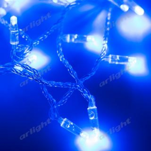 Светодиодная гирлянда ARD-STRING-CLASSIC-10000-CLEAR-100LED-STD BLUE (230V, 7W)