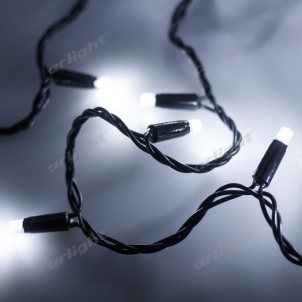 Светодиодная гирлянда ARD-STRING-PRO-10000-GREEN-100LED-STD WHITE (230V, 7W)