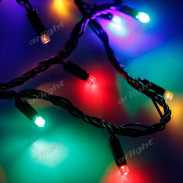 Светодиодная гирлянда ARD-STRING-PRO-10000-GREEN-100LED-LIVE RGB (230V, 7W)
