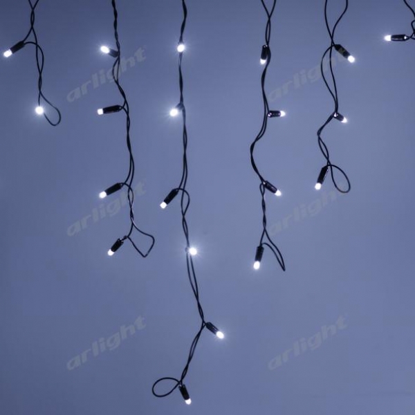 Светодиодная гирлянда ARD-EDGE-PRO-4000x600-BLACK-128LED-STD WHITE (230V, 8W)