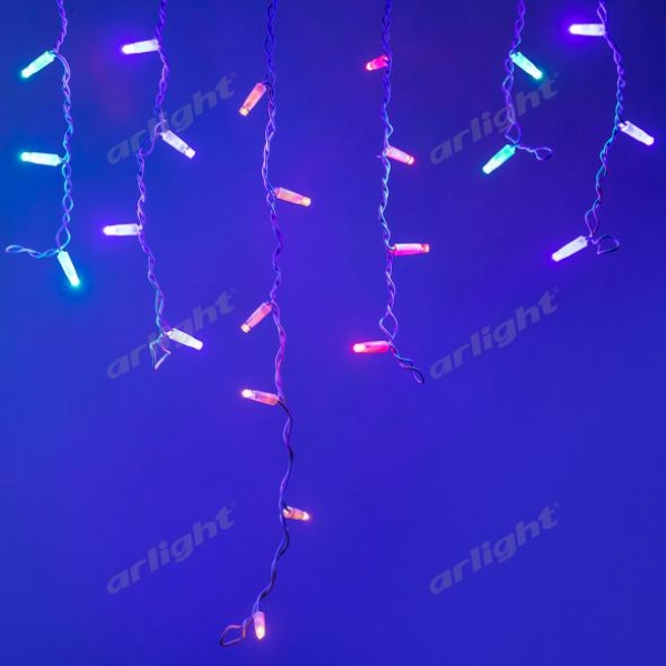 Светодиодная гирлянда ARD-EDGE-CLASSIC-2400x600-WHITE-88LED-LIVE RGB (230V, 6W)