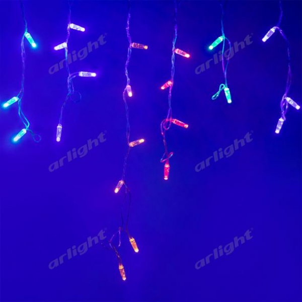 Светодиодная гирлянда ARD-EDGE-CLASSIC-2400x600-CLEAR-88LED-LIVE RGB (230V, 6W)