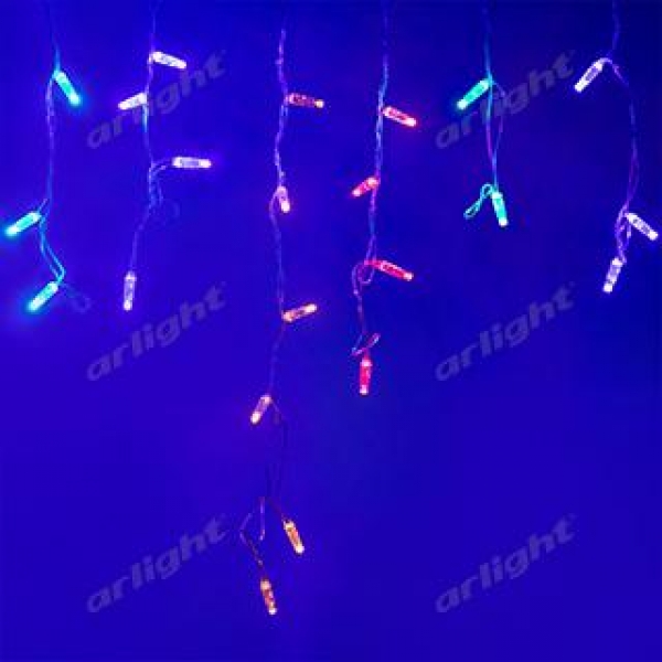 Светодиодная гирлянда ARD-EDGE-CLASSIC-2400x600-CLEAR-88LED-LIVE RGB (230V, 6W)