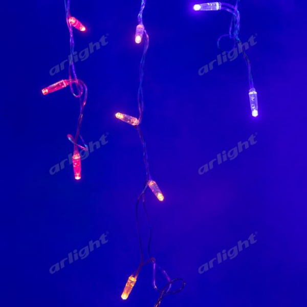 Светодиодная гирлянда ARD-EDGE-CLASSIC-2400x600-CLEAR-88LED-LIVE RGB (230V, 6W)