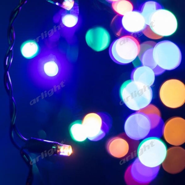 Светодиодная гирлянда ARD-EDGE-CLASSIC-2400x600-BLACK-88LED-LIVE RGB (230V, 6W)