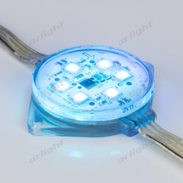 Флэш-модуль ARL-PRO-D50-6LED RGB 12V Прозрачный