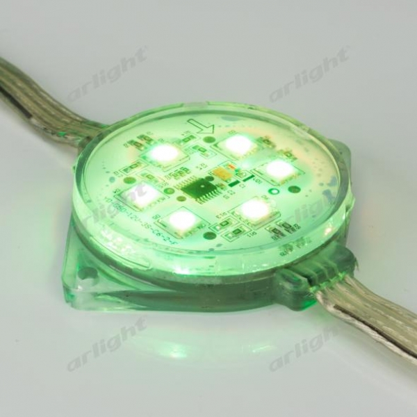 Флэш-модуль ARL-PRO-D50-6LED RGB 12V Прозрачный