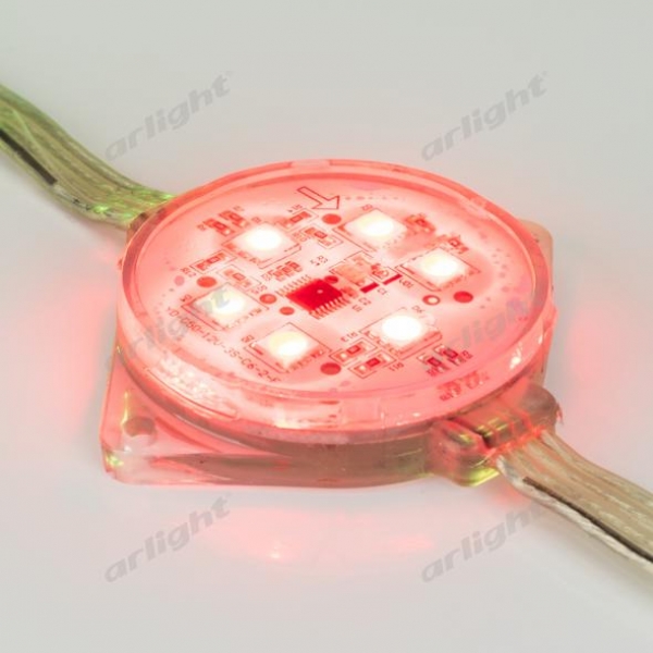 Флэш-модуль ARL-PRO-D50-6LED RGB 12V Прозрачный