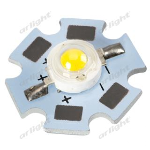 Мощный светодиод ARPL-Star-1W-BCA Warm White
